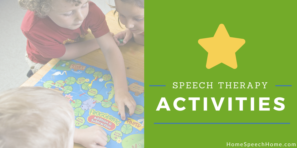 The Best Speech Therapy Activities Ideas On The Planet