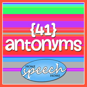 Synonym & Antonym Slap It Game, Speech Language Therapy