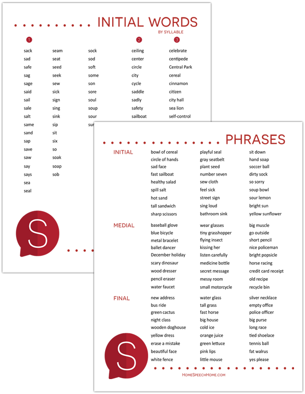 1100 S Words Phrases Sentences Paragraphs By Place Syllable Blend